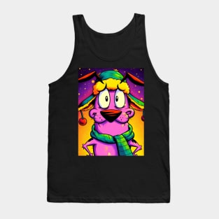 Festive Cartoon Extravaganza: Unique Animated Delights for a Merry Christmas! Tank Top